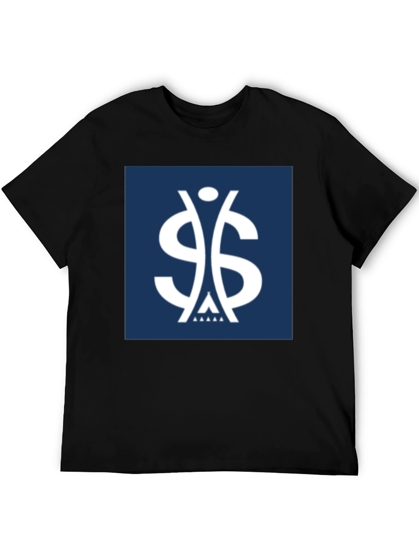 Symbol Graphic Tee - Black Casual Shirt