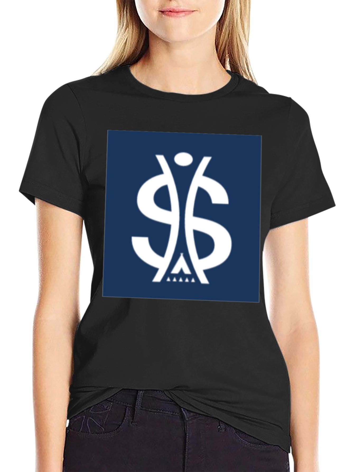 Symbol Graphic Tee - Black Casual Shirt