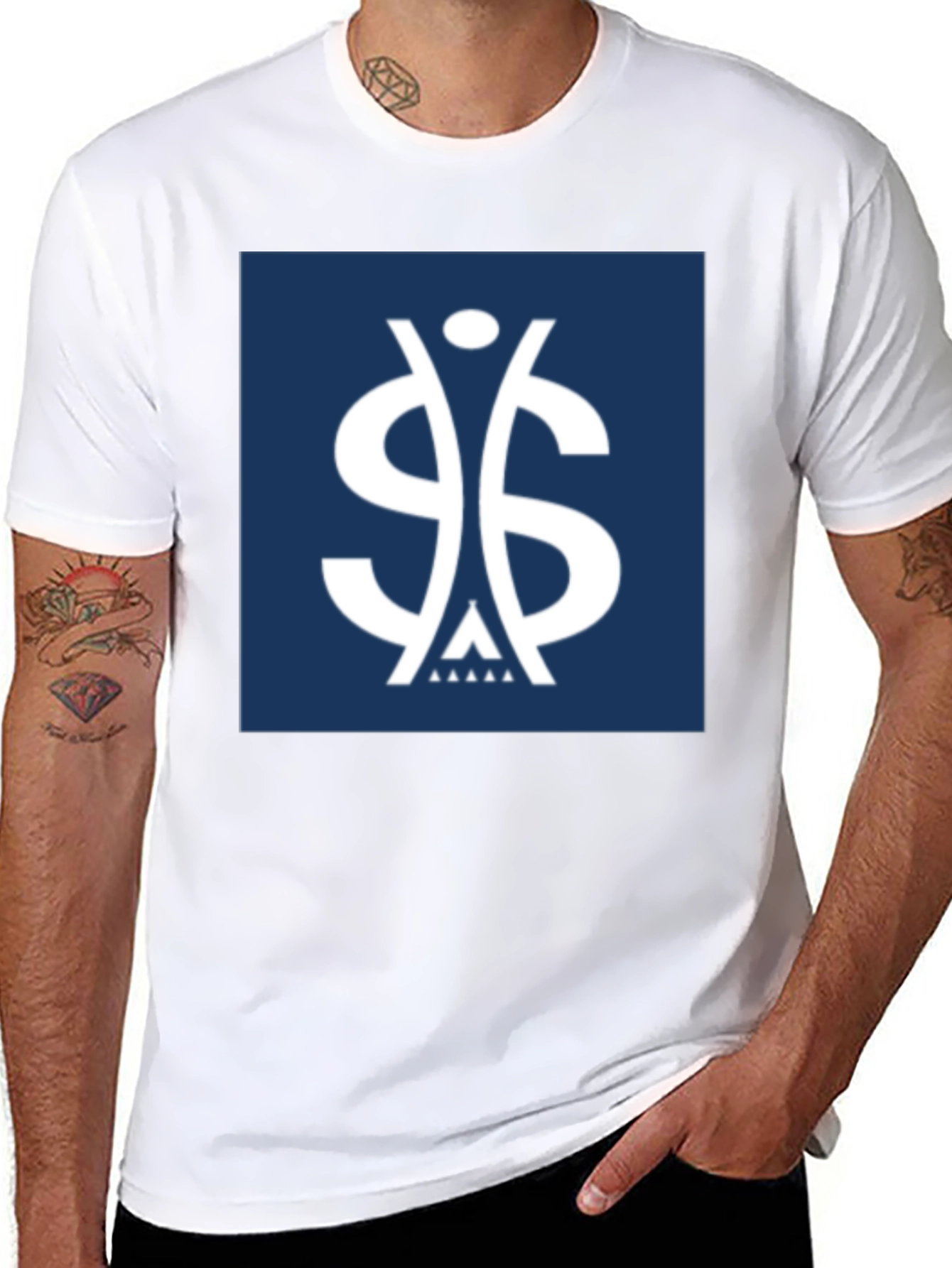 Symbol Graphic Tee - Black Casual Shirt