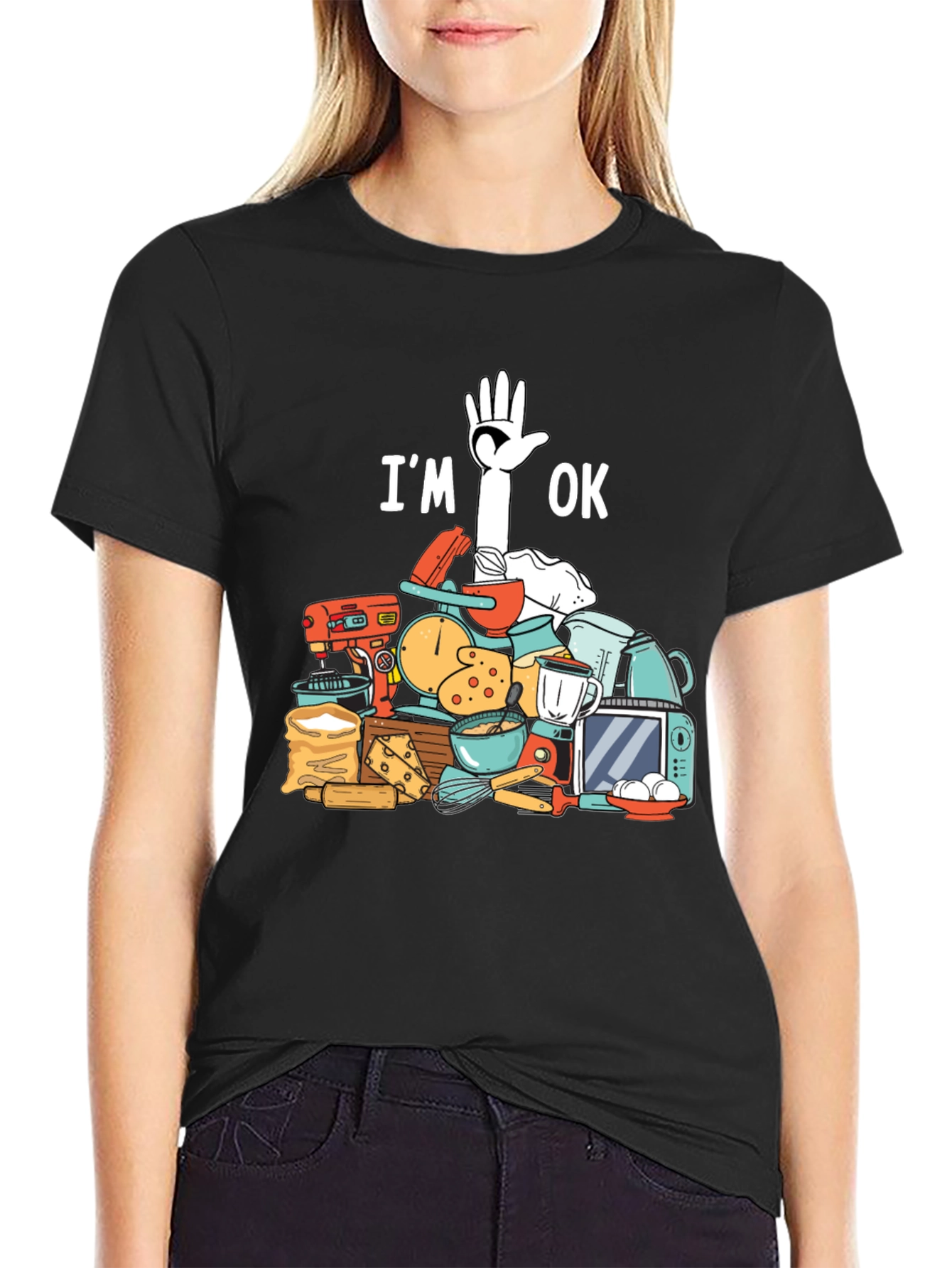 Bakers Humor T-Shirt - Im Ok