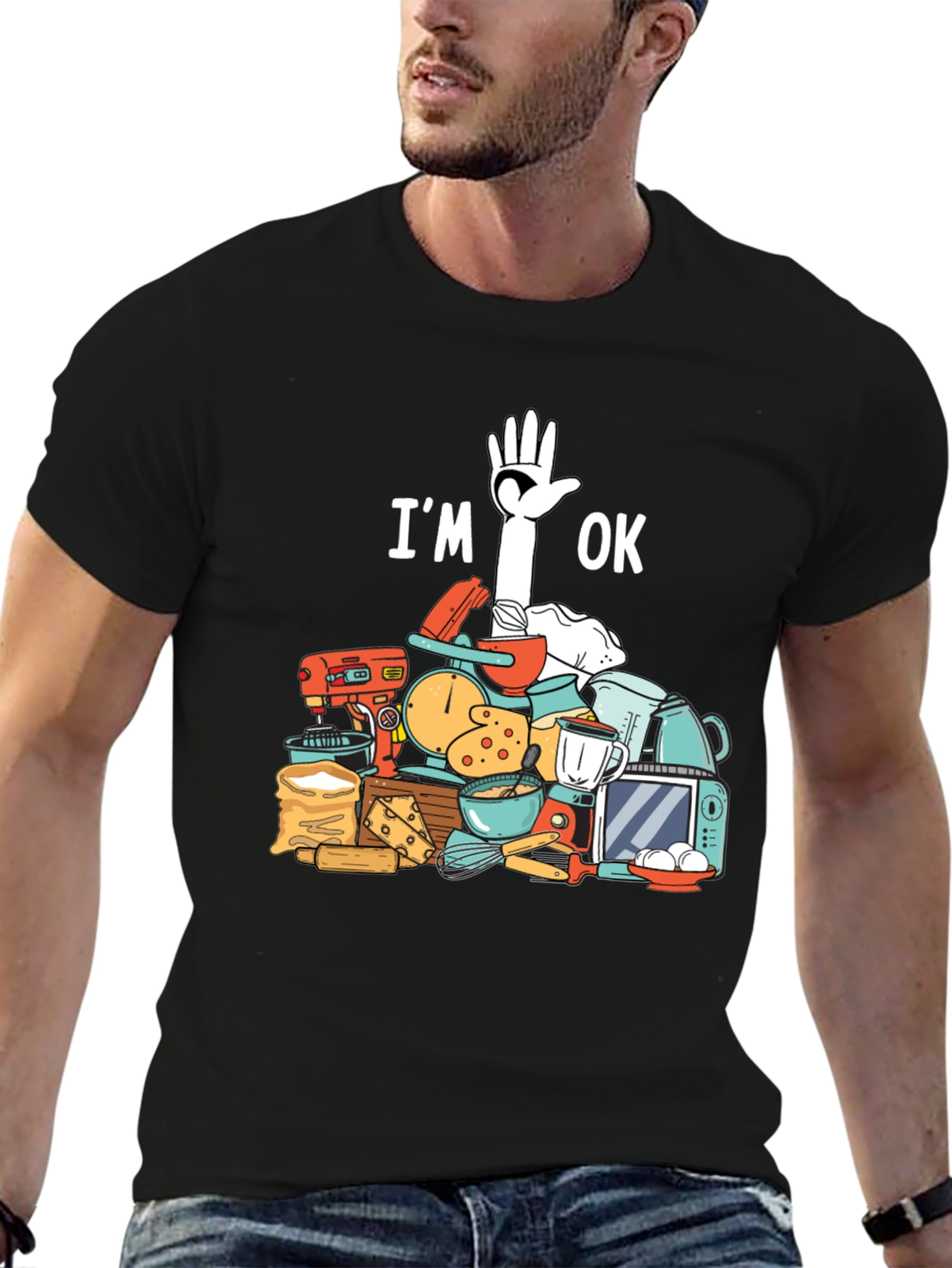 Bakers Humor T-Shirt - Im Ok