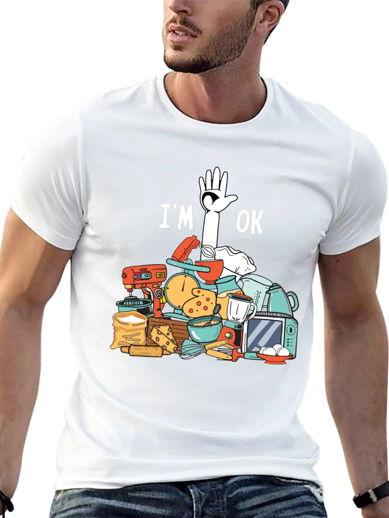 Bakers Humor T-Shirt - Im Ok