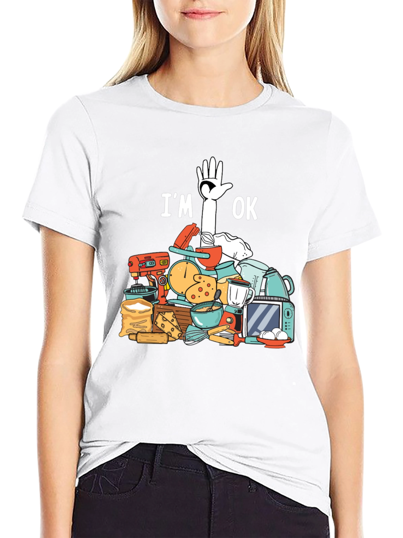 Bakers Humor T-Shirt - Im Ok