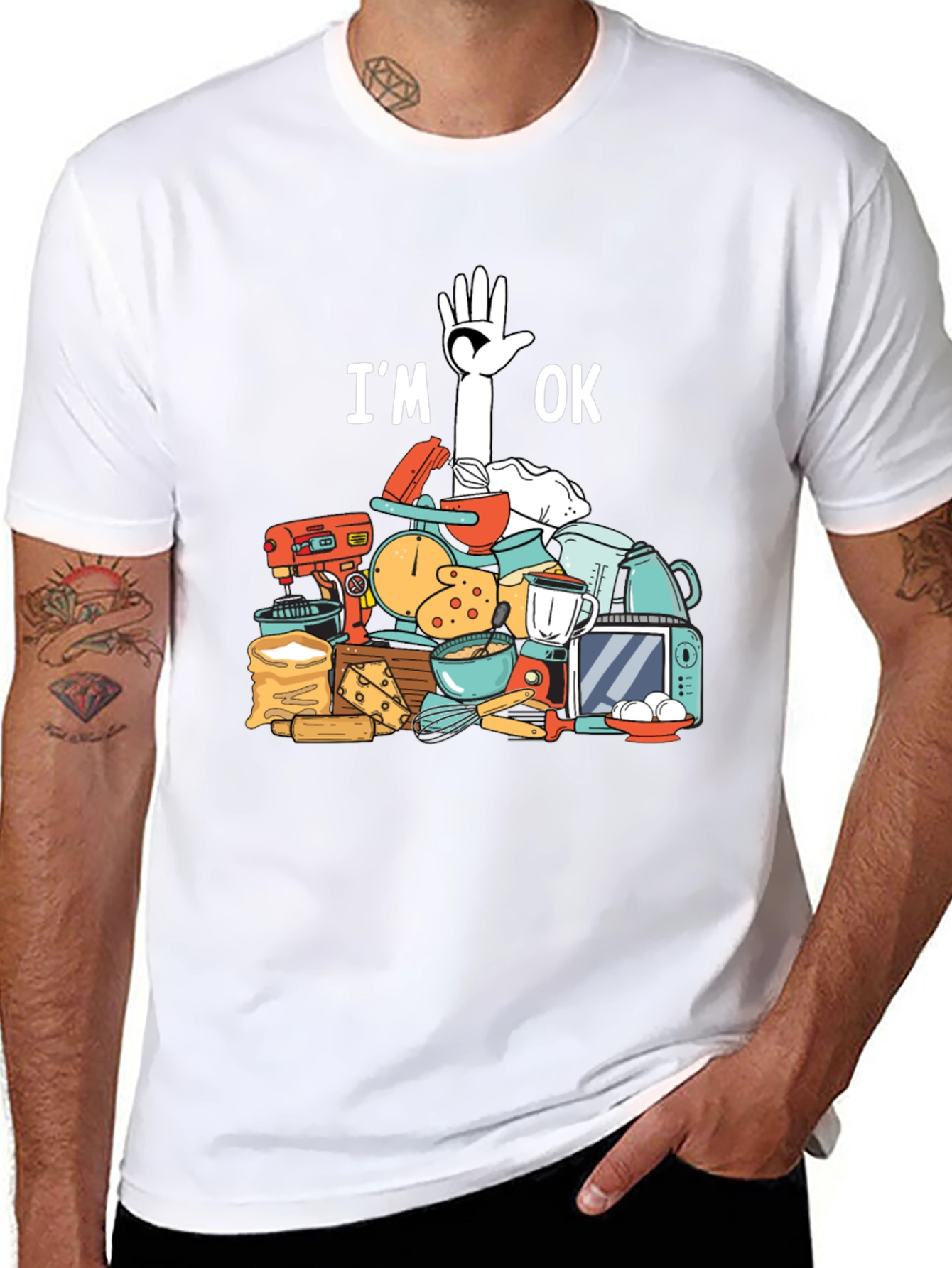 Bakers Humor T-Shirt - Im Ok