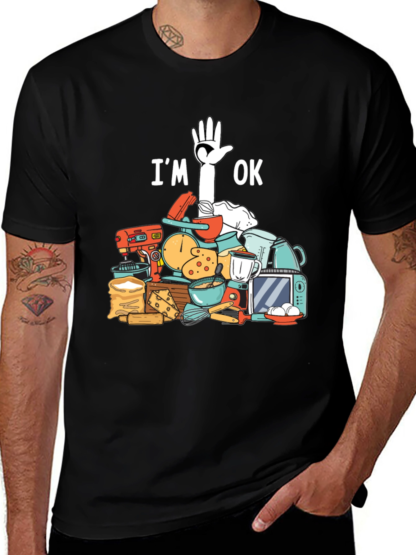Bakers Humor T-Shirt - Im Ok