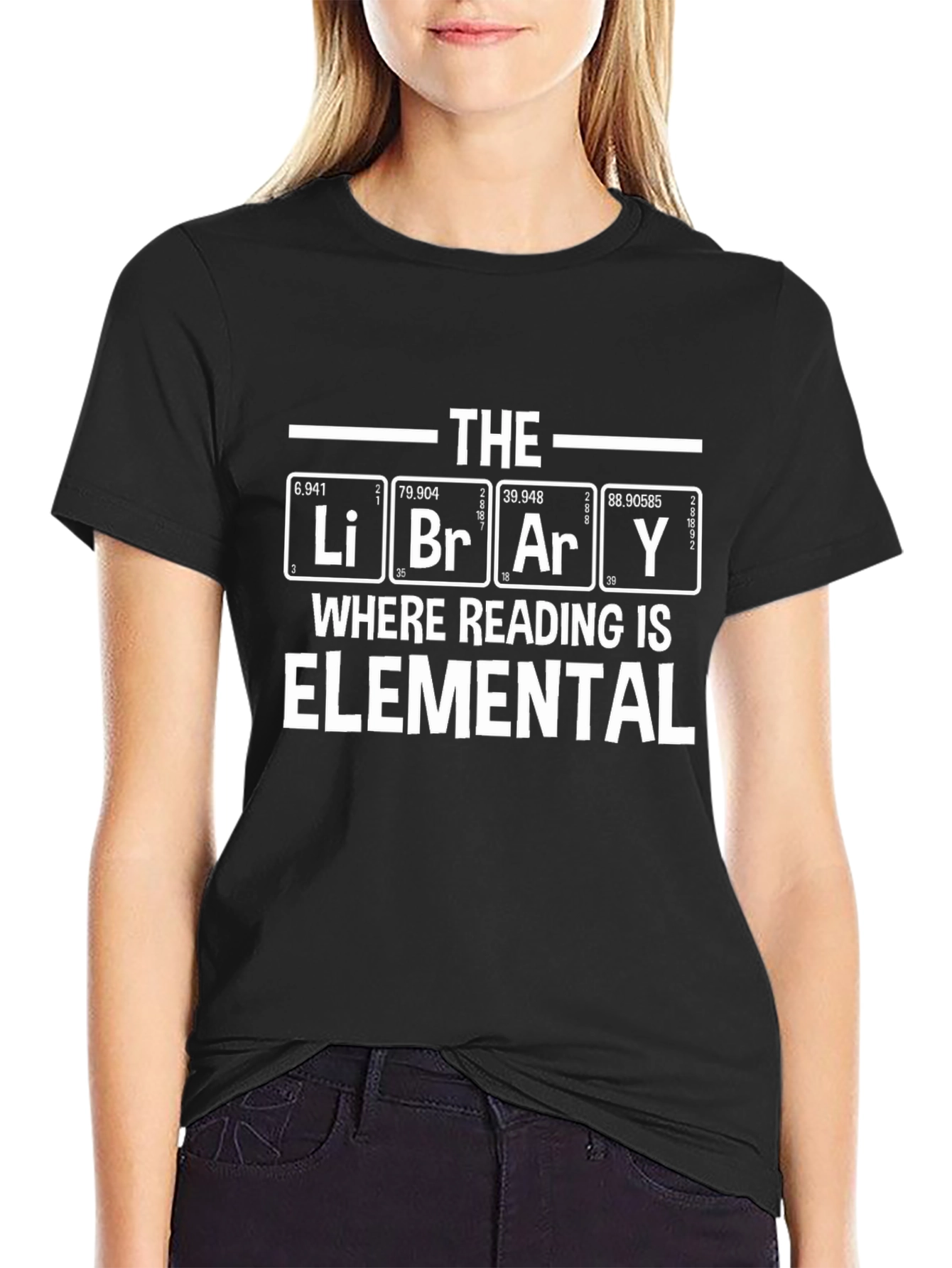 Library Periodic Table T-Shirt