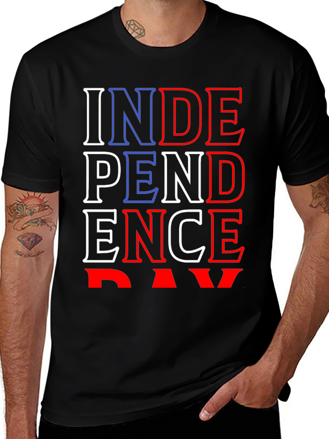 Independence Day Patriotic Graphic Tee