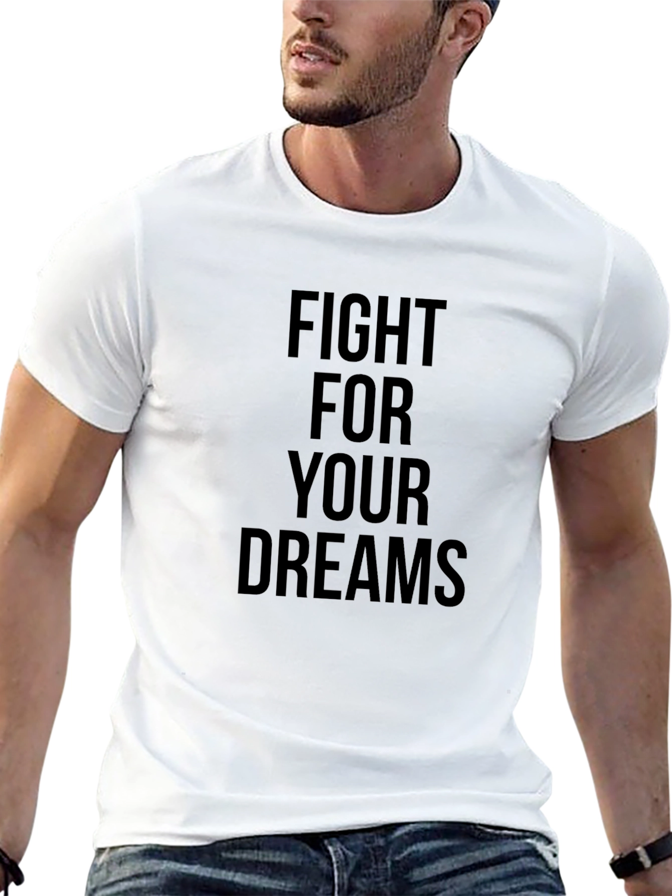 Fight For Your Dreams Black T-Shirt
