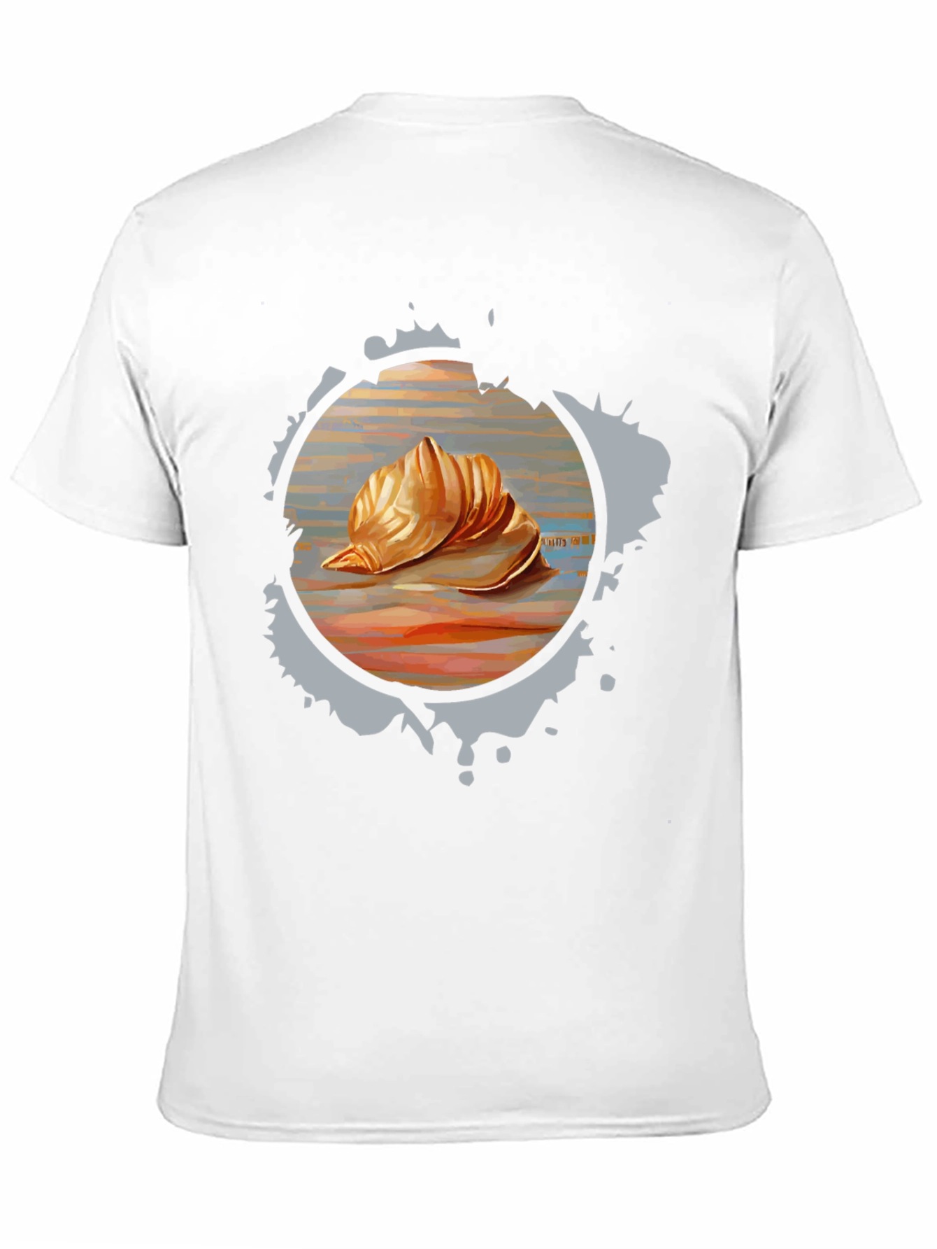 Seashell Graphic Tee - Unique Design Soft Fabric