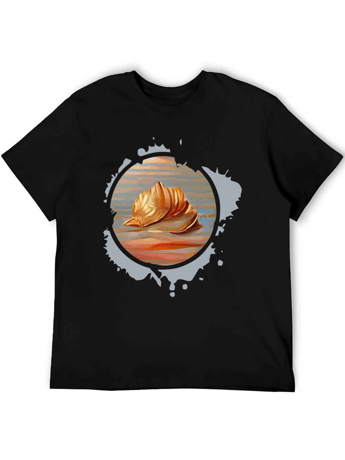 Seashell Graphic Tee - Unique Design Soft Fabric