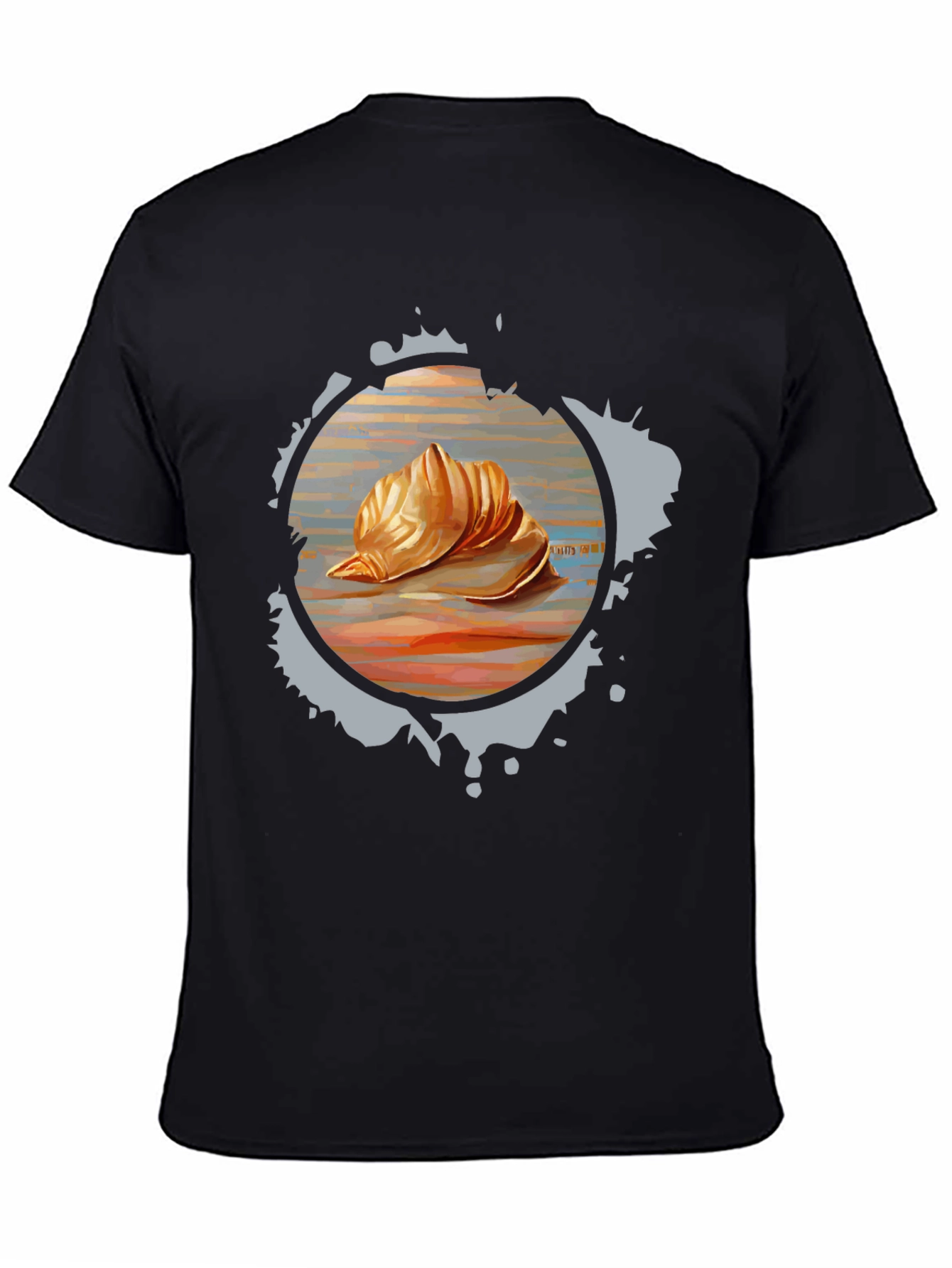 Seashell Graphic Tee - Unique Design Soft Fabric