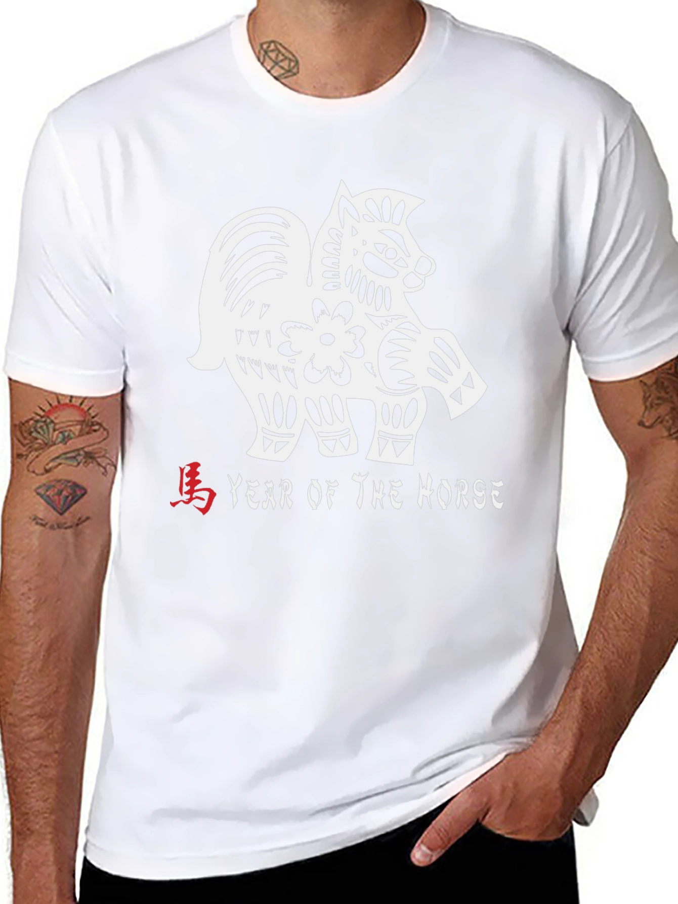 Year of the Horse Graphic Tee - Black