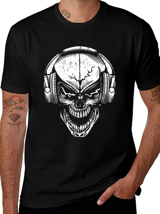 Skull DJ Graphic Tee - Rock Your Style!
