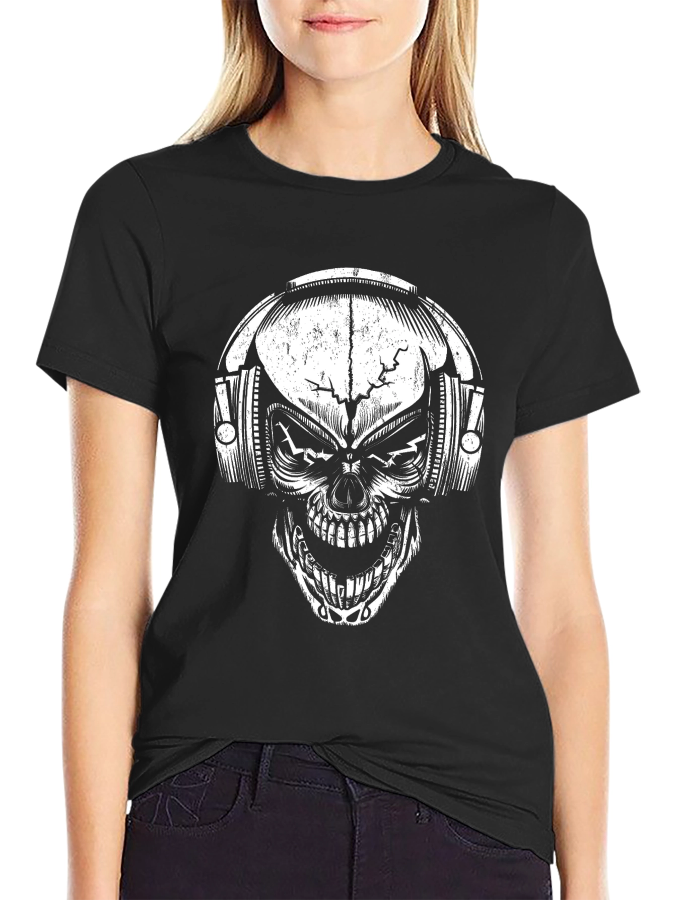Skull DJ Graphic Tee - Rock Your Style!