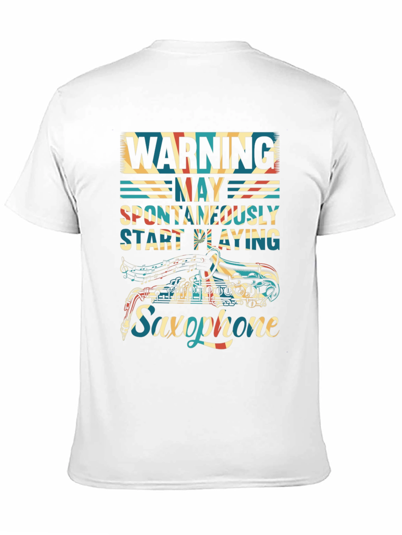 Warning: May Spontaneously Play Saxophone T-Shirt