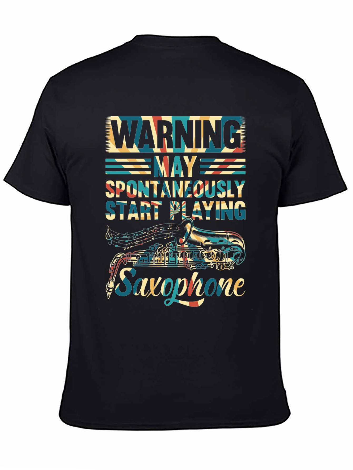 Warning: May Spontaneously Play Saxophone T-Shirt