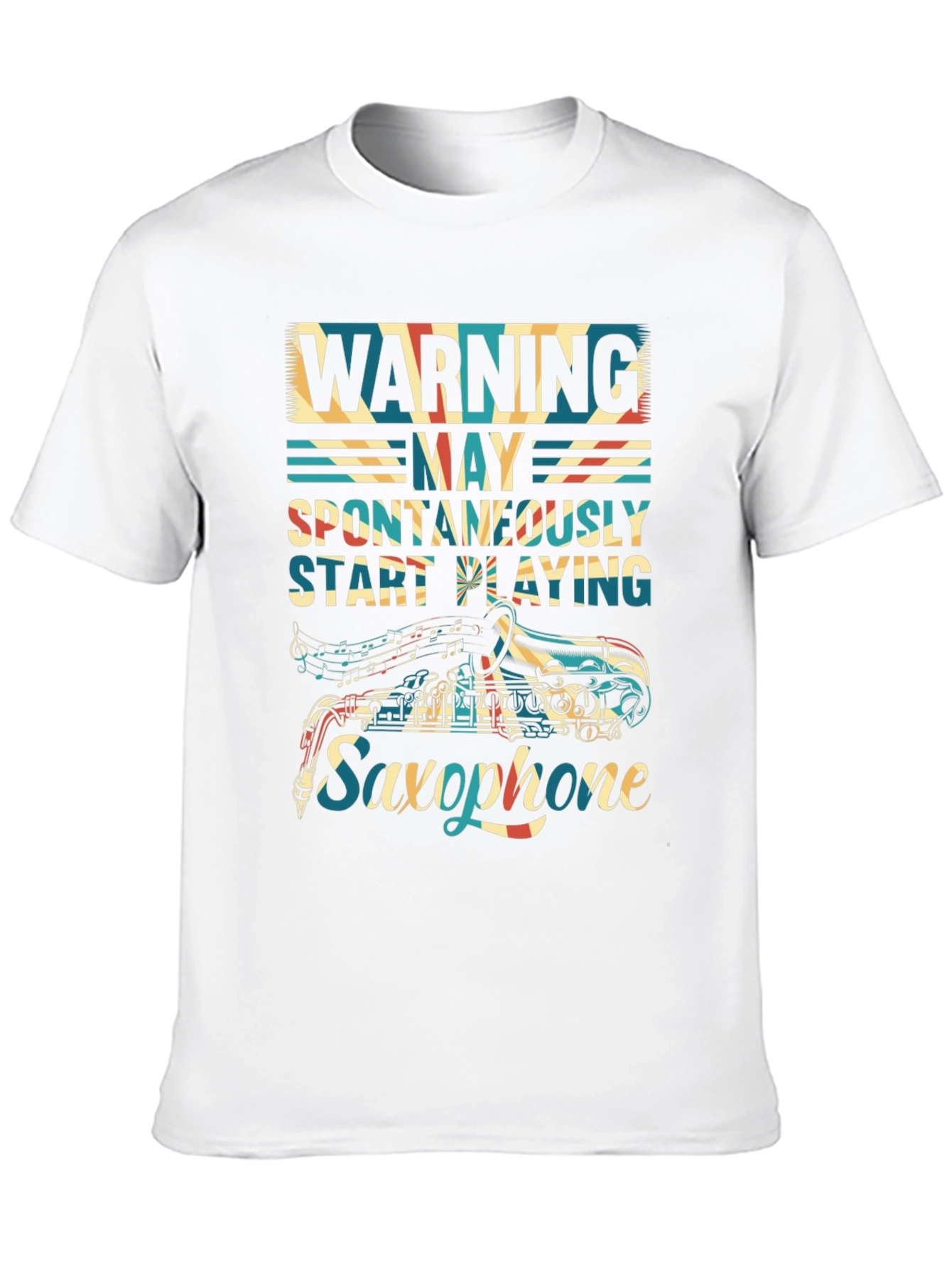 Warning: May Spontaneously Play Saxophone T-Shirt