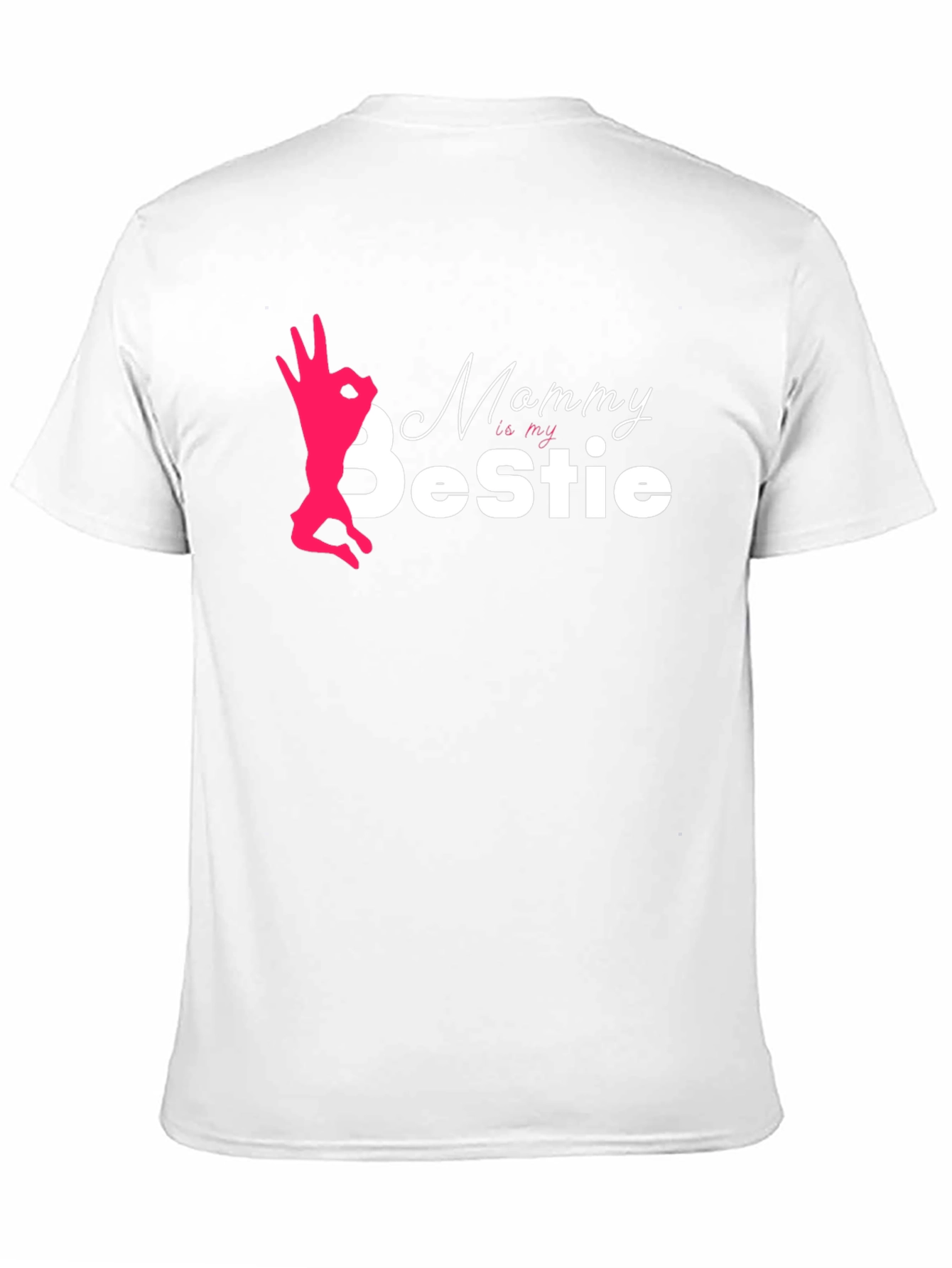 Mommy is my Bestie Black T-Shirt