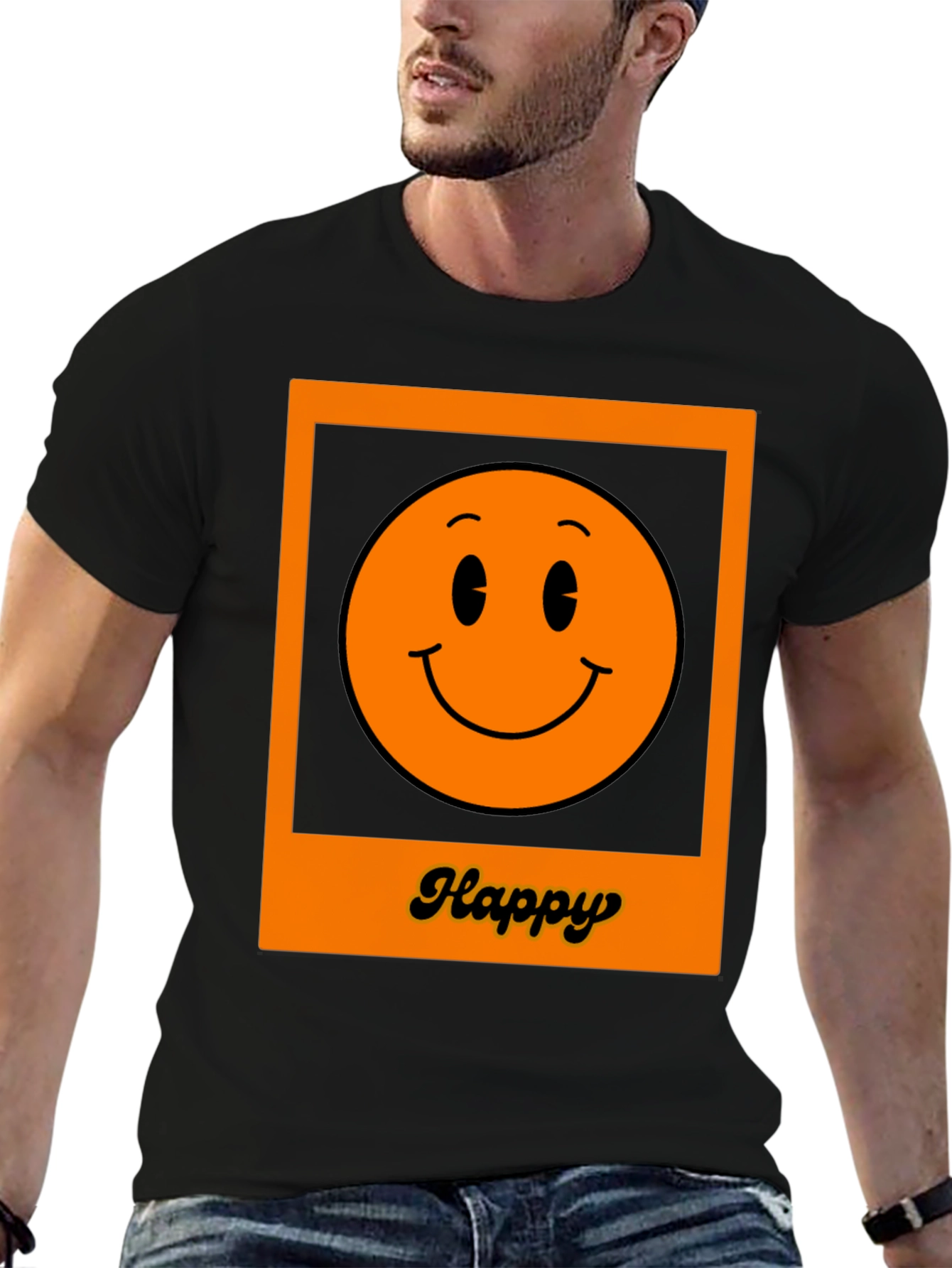 Happy Smiley Face Graphic T-Shirt