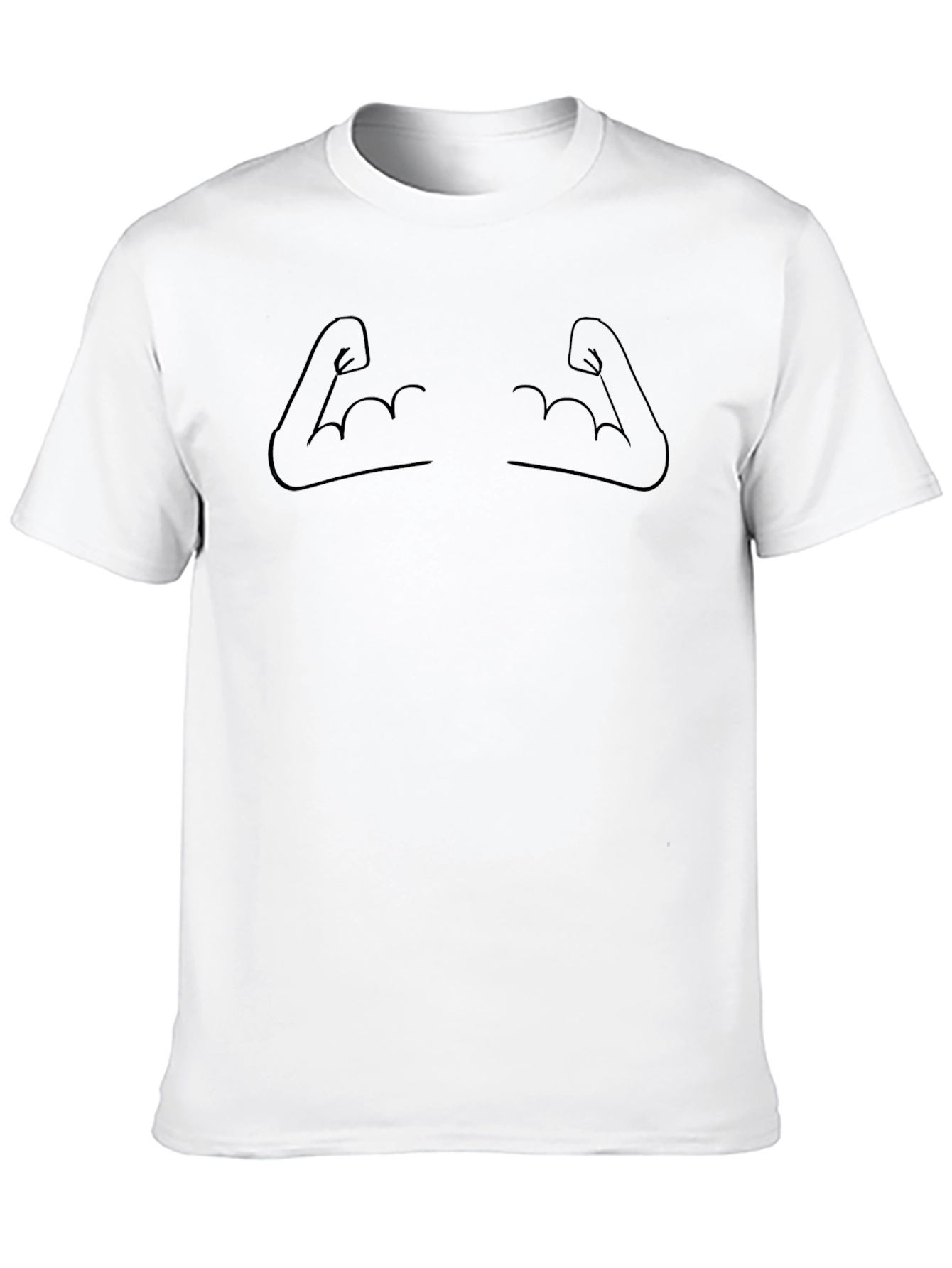 Muscle Arms Graphic Tee - Flex Your Style!