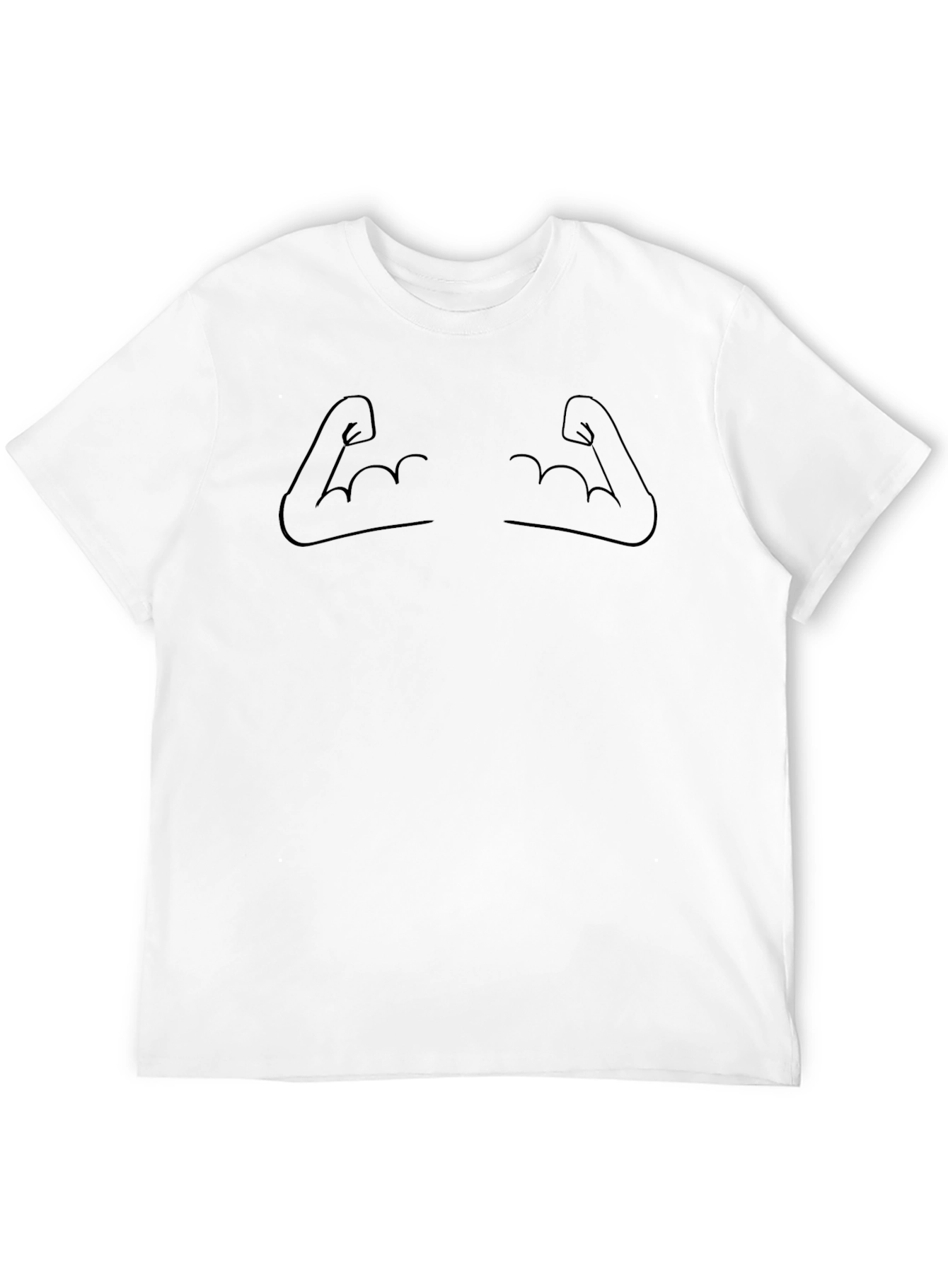Muscle Arms Graphic Tee - Flex Your Style!