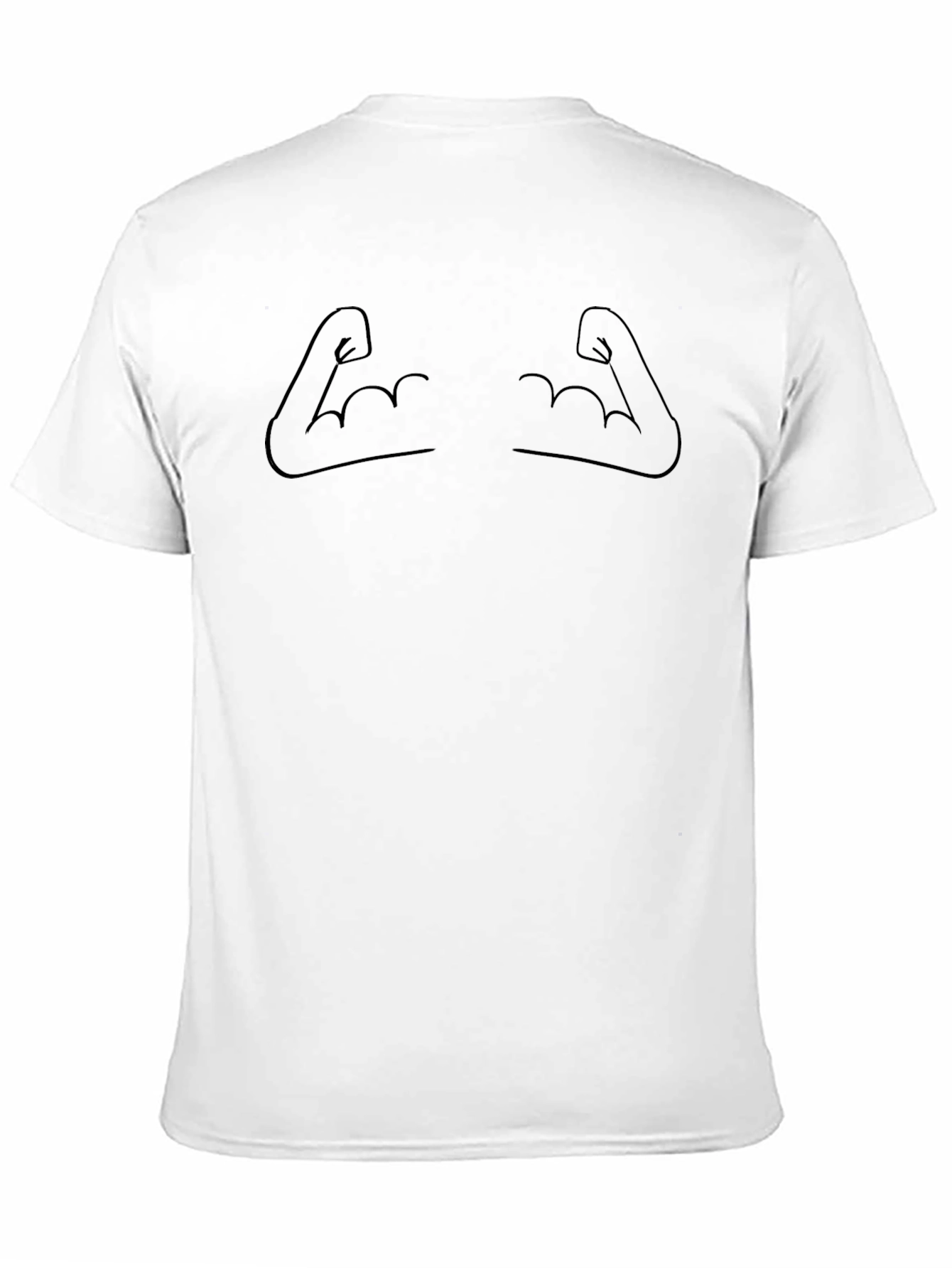 Muscle Arms Graphic Tee - Flex Your Style!