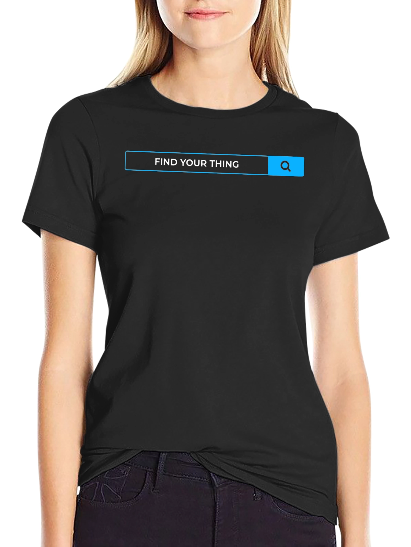 Find Your Thing Black T-Shirt