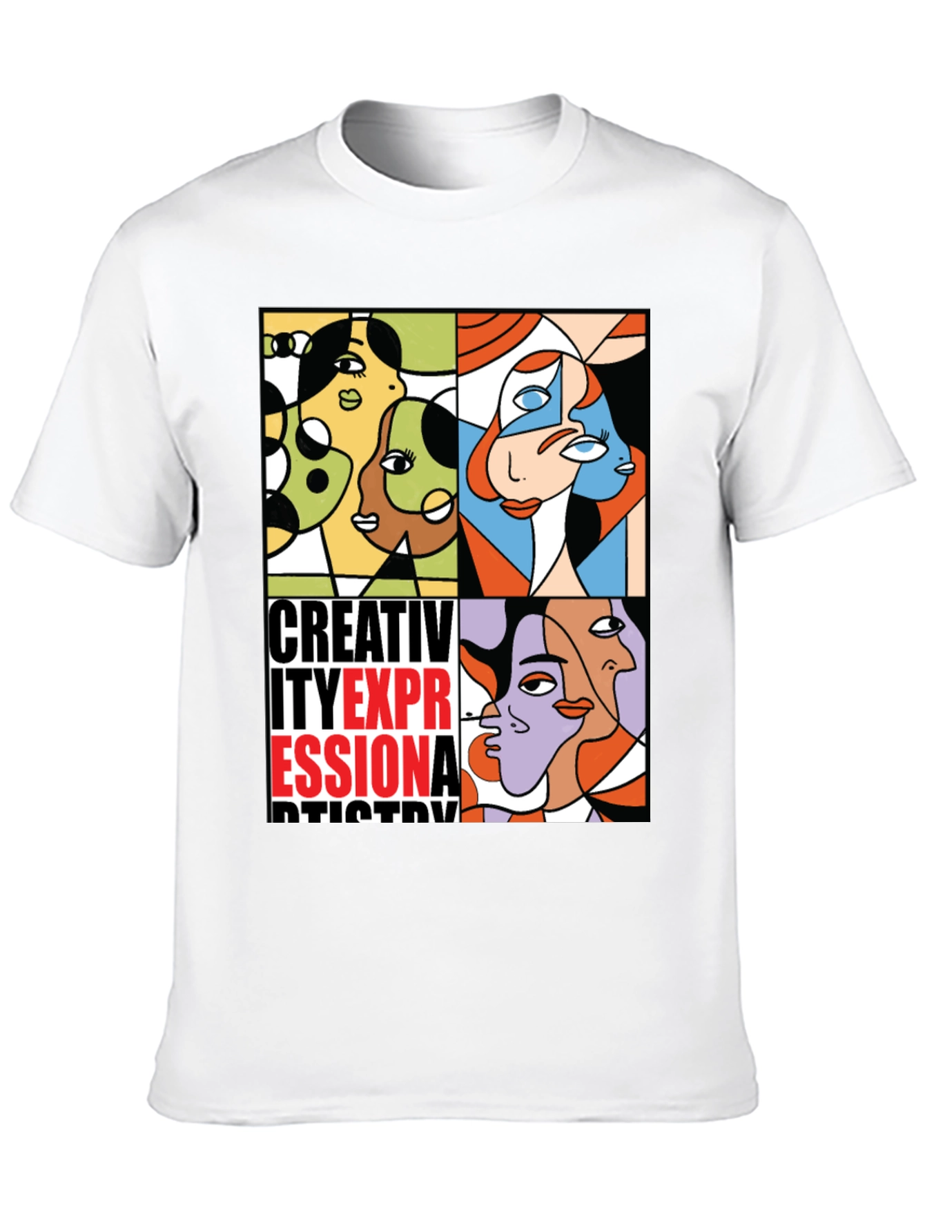 Abstract Art Graphic Print T-Shirt