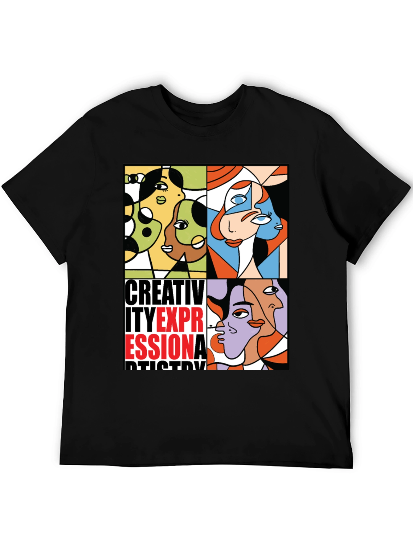 Abstract Art Graphic Print T-Shirt