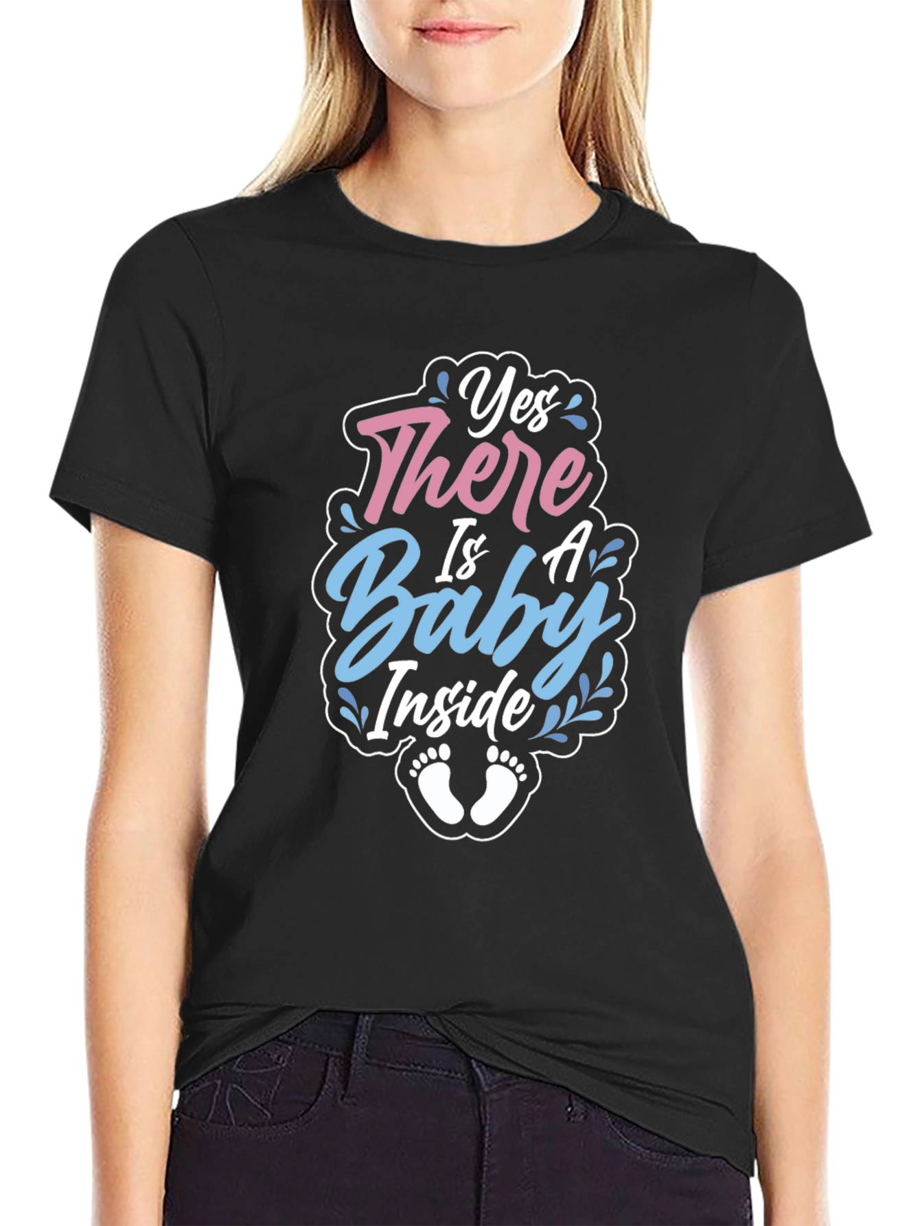 Yes There is a Baby Inside T-Shirt