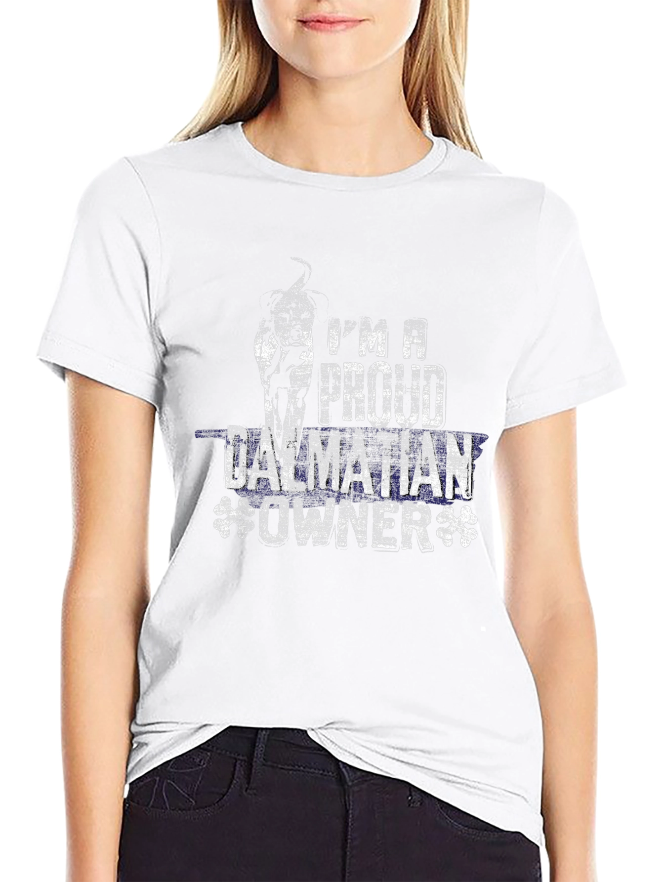 Proud Dalmatian Owner Black T-Shirt