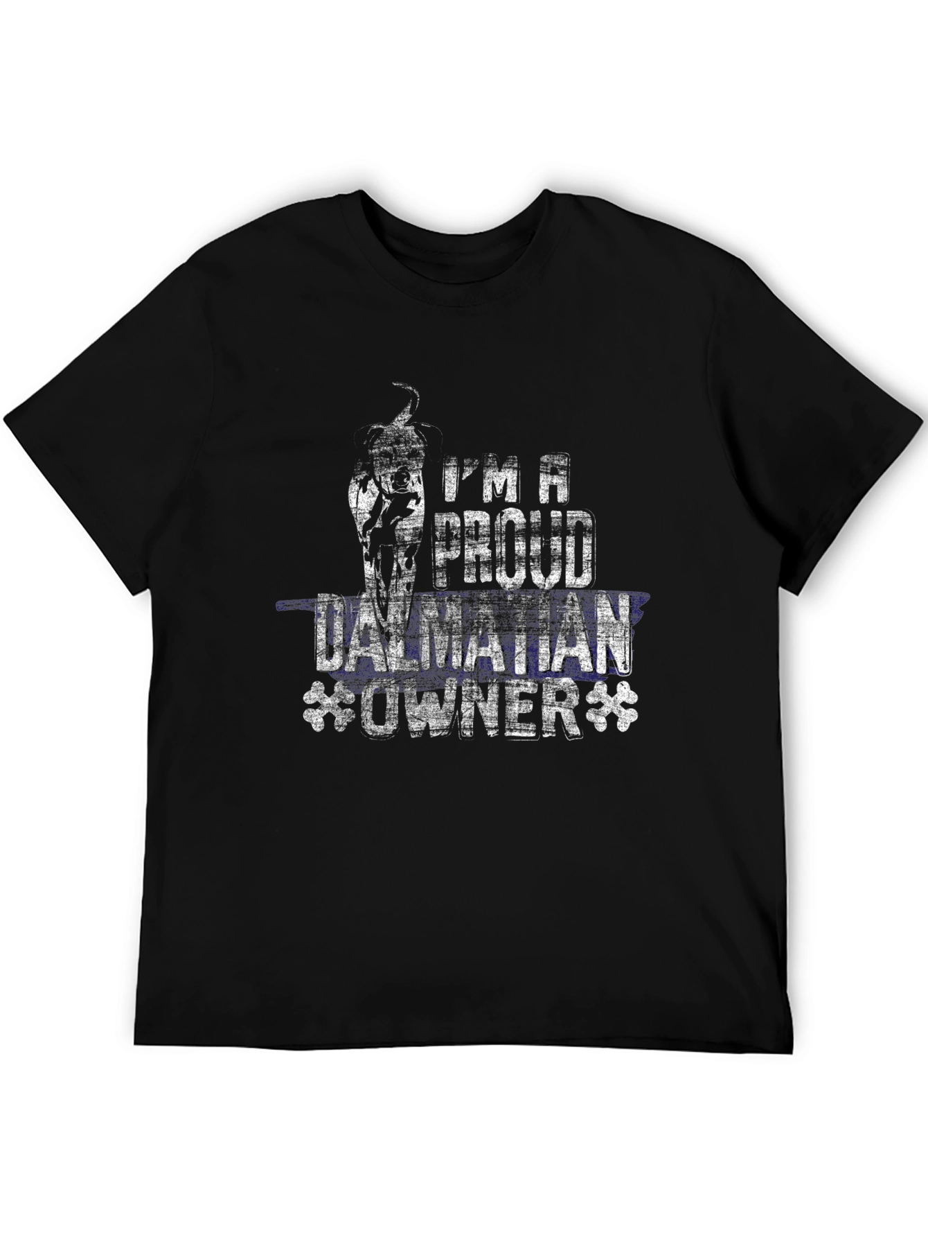 Proud Dalmatian Owner Black T-Shirt