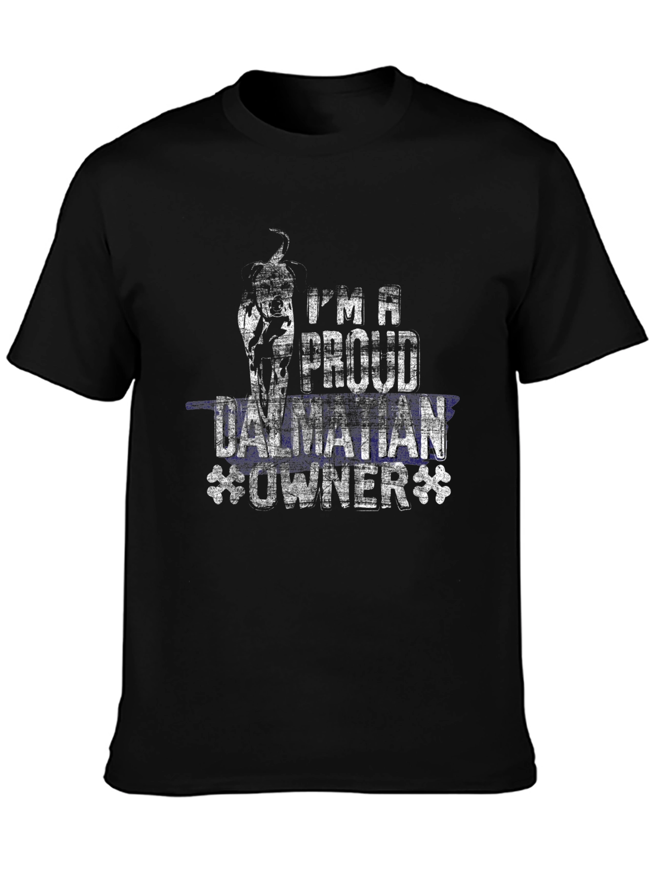 Proud Dalmatian Owner Black T-Shirt