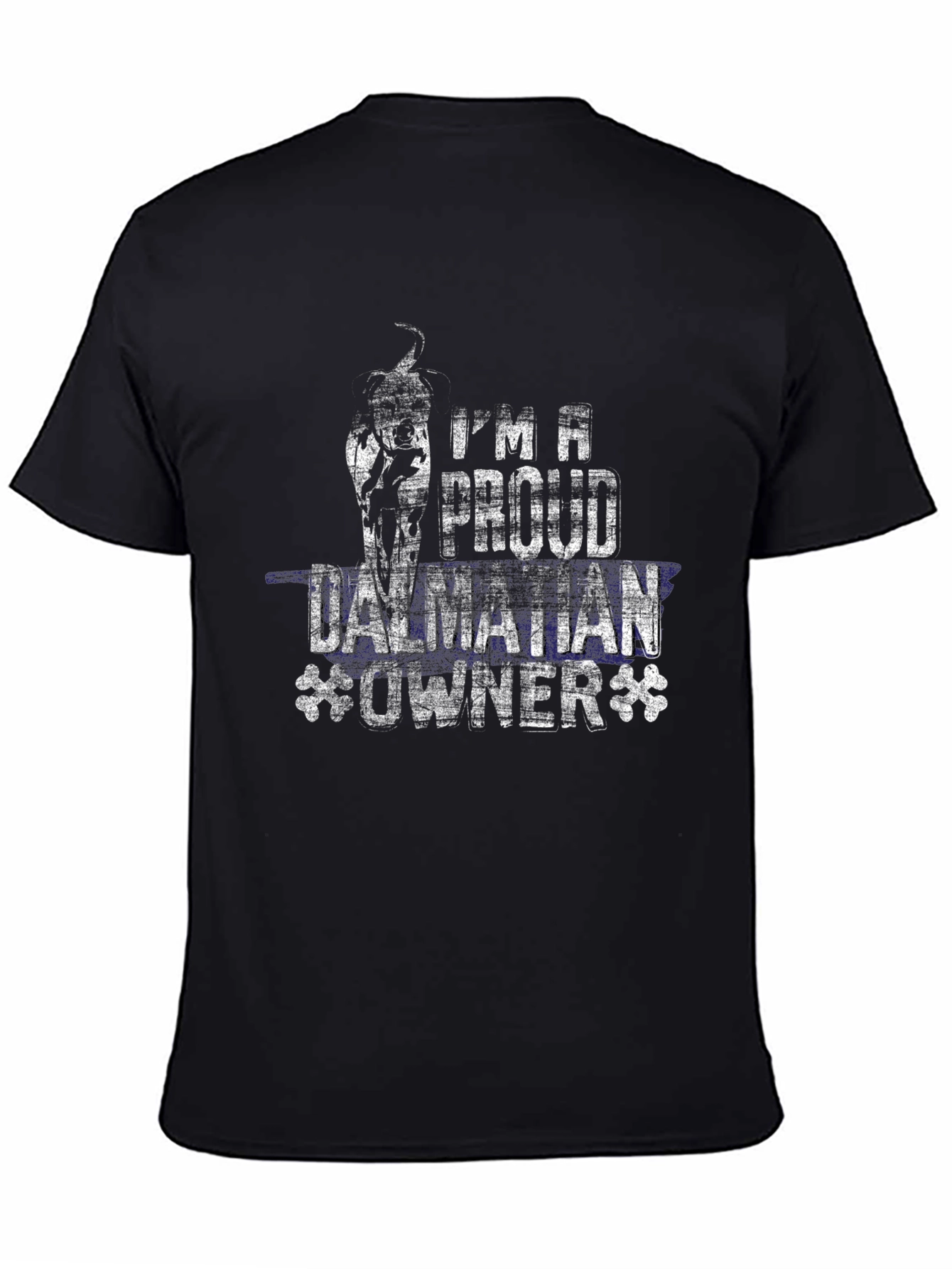 Proud Dalmatian Owner Black T-Shirt