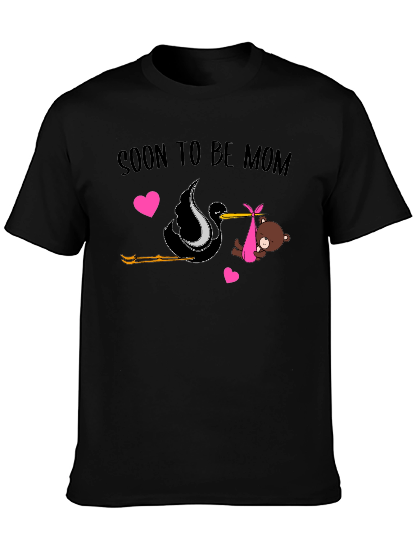 Soon To Be Mom T-Shirt Stork Delivery