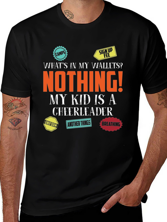 Cheerleader Parent T-Shirt - Empty Wallet Fun!