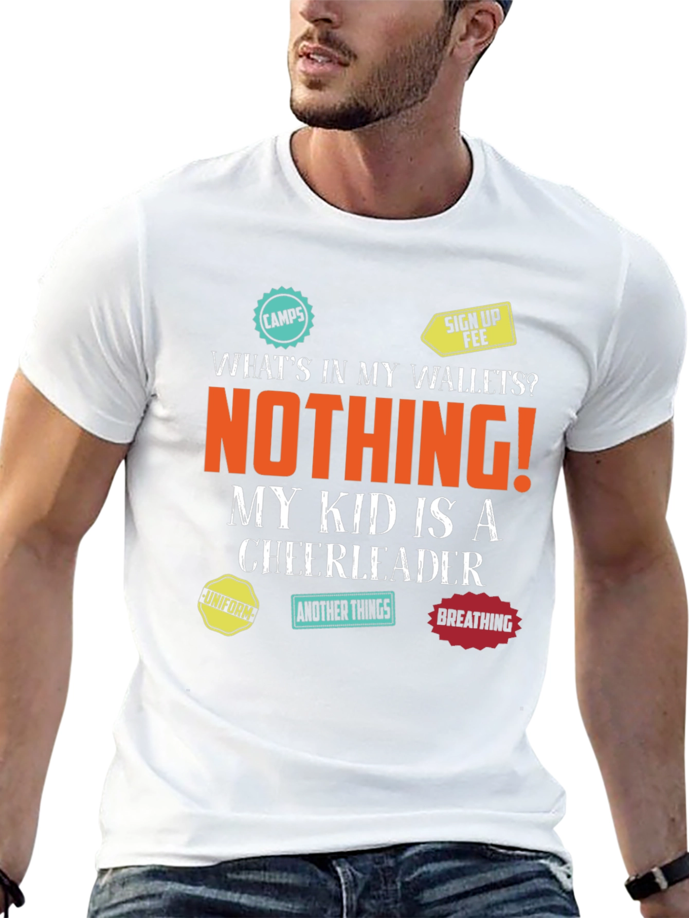 Cheerleader Parent T-Shirt - Empty Wallet Fun!