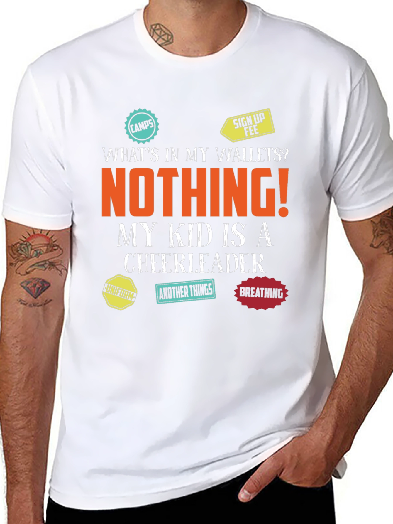 Cheerleader Parent T-Shirt - Empty Wallet Fun!