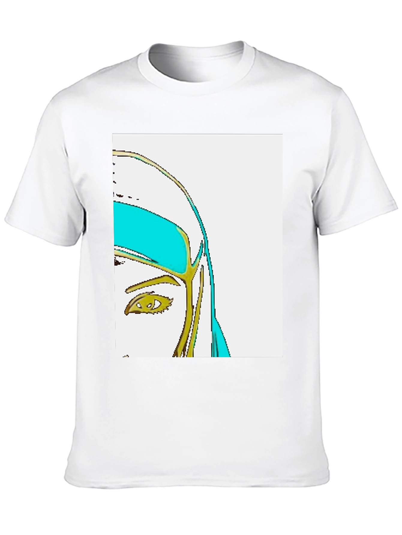 Abstract Virgin Mary Graphic Tee
