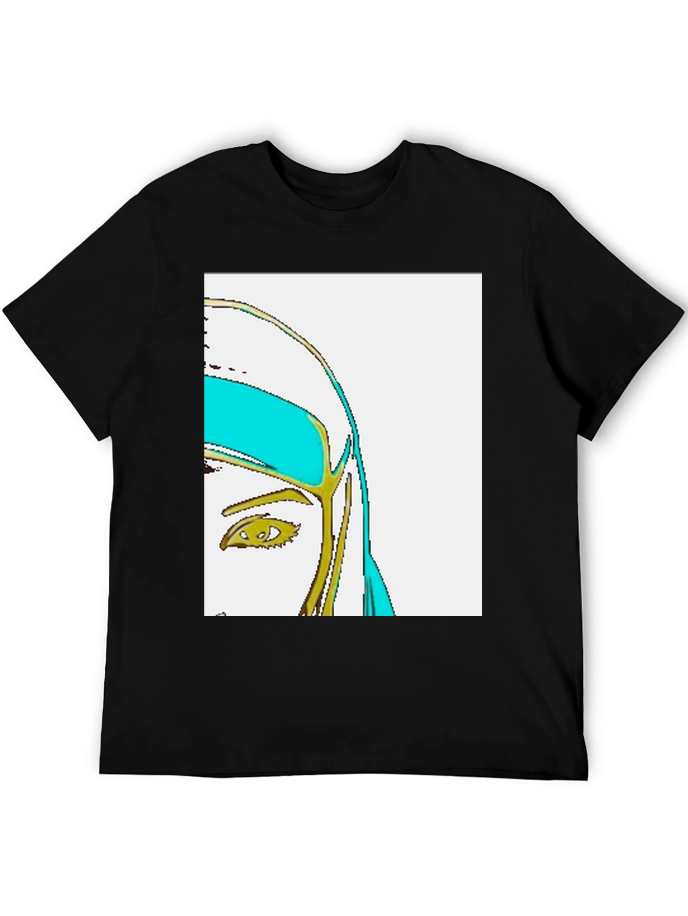 Abstract Virgin Mary Graphic Tee