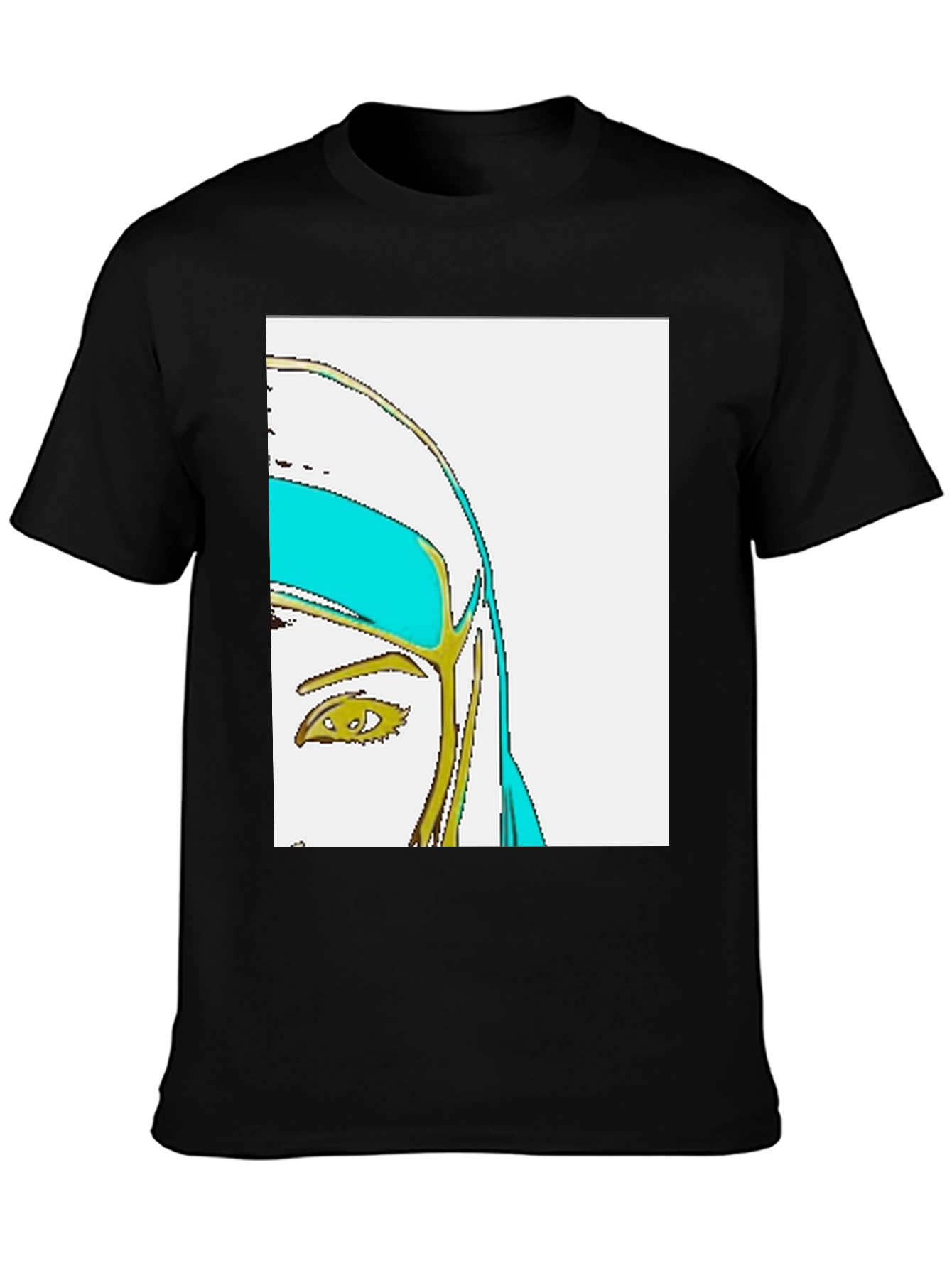Abstract Virgin Mary Graphic Tee