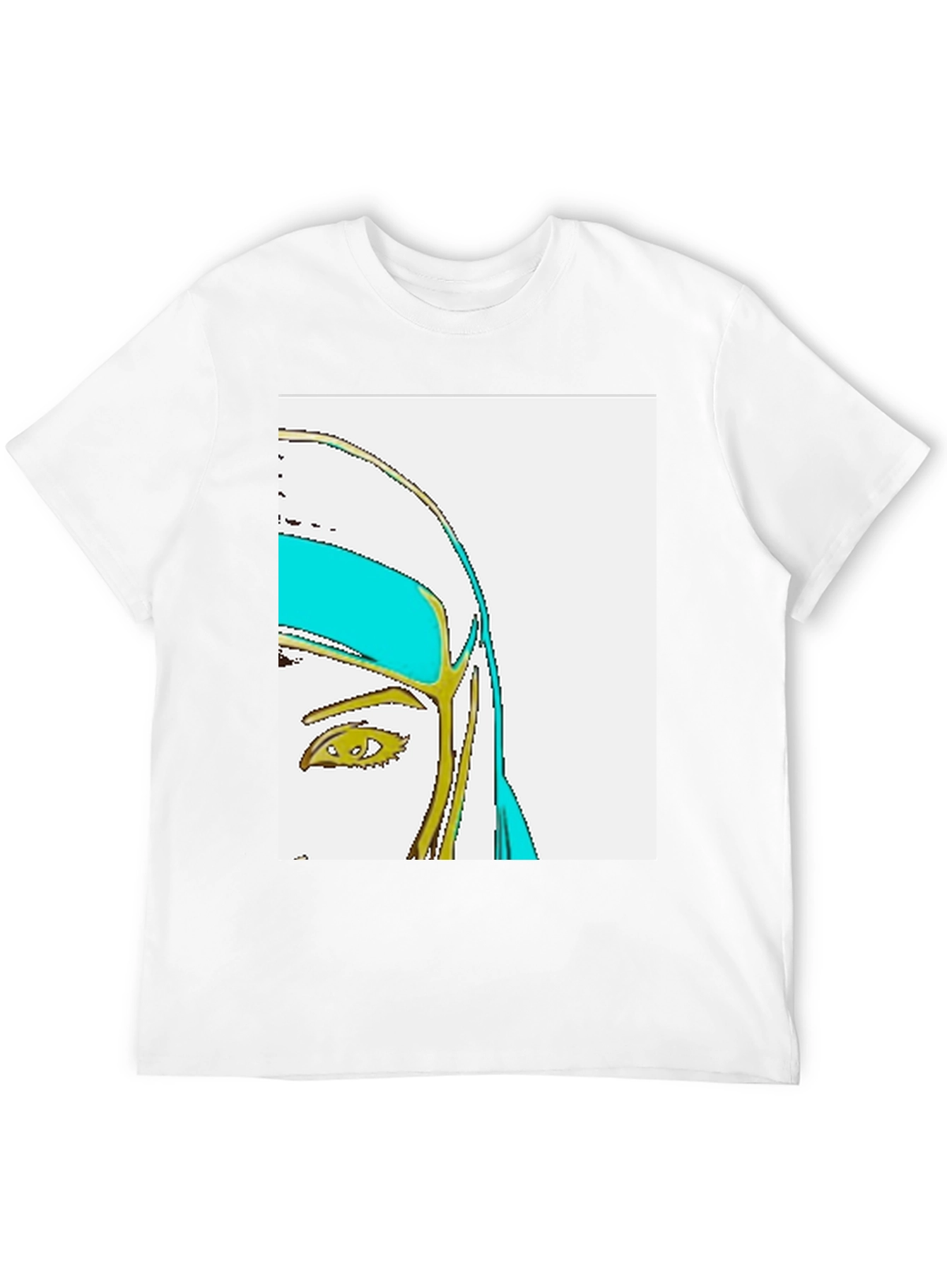 Abstract Virgin Mary Graphic Tee