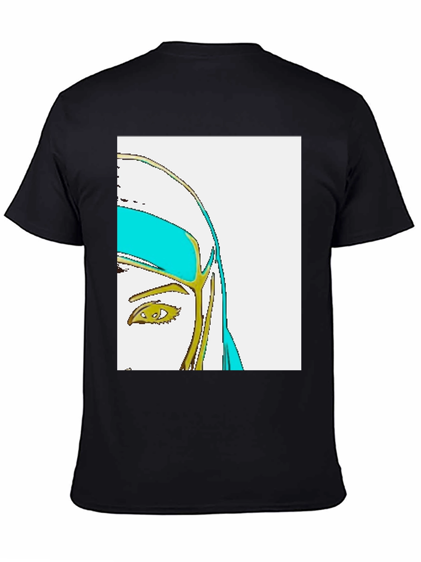 Abstract Virgin Mary Graphic Tee