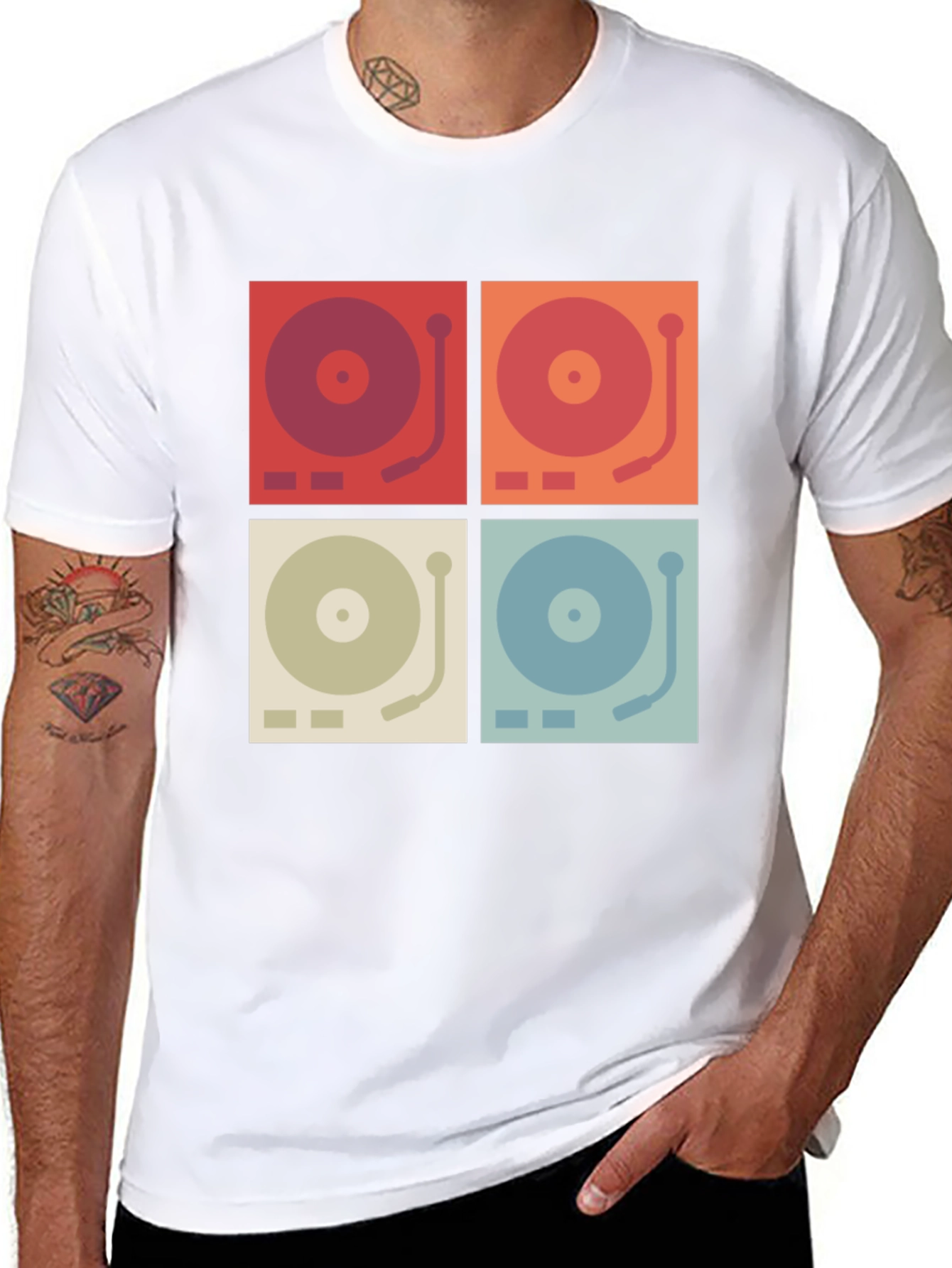 Retro Turntable Graphic Tee