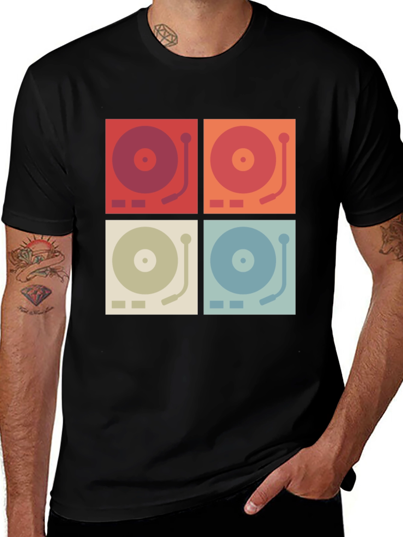 Retro Turntable Graphic Tee