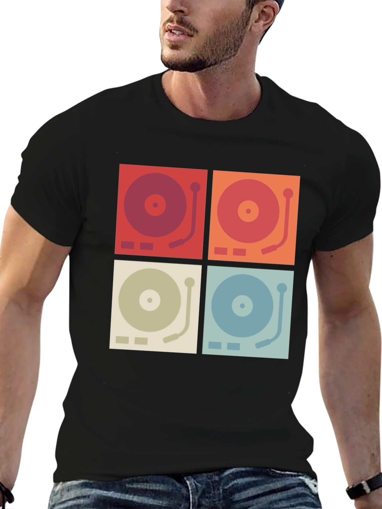 Retro Turntable Graphic Tee