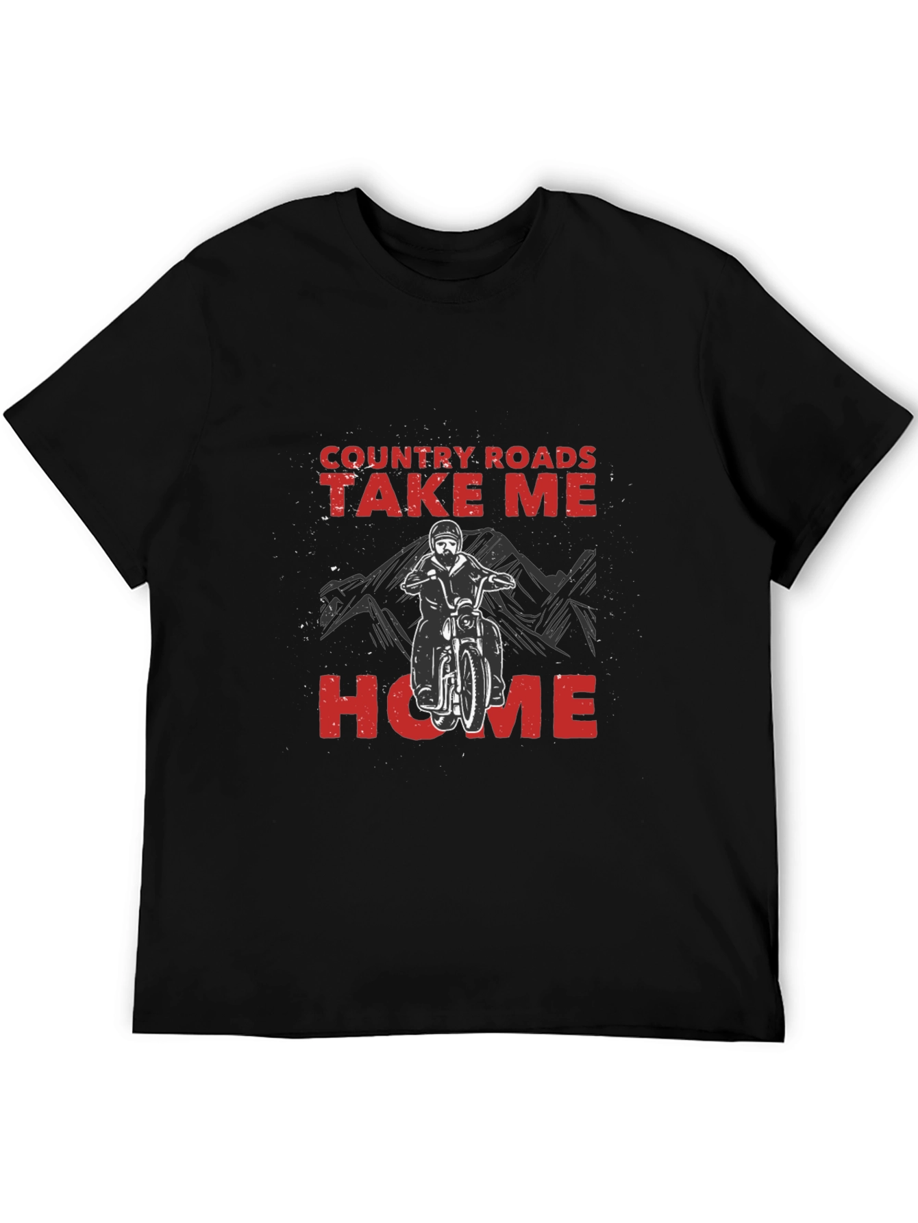 Country Roads Graphic Tee - Black