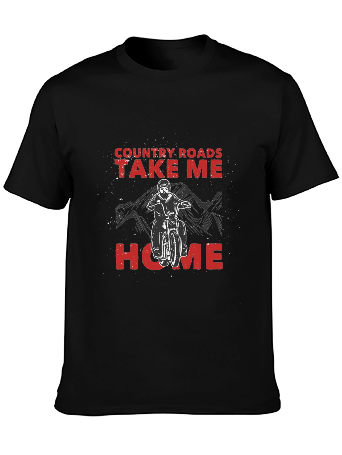 Country Roads Graphic Tee - Black
