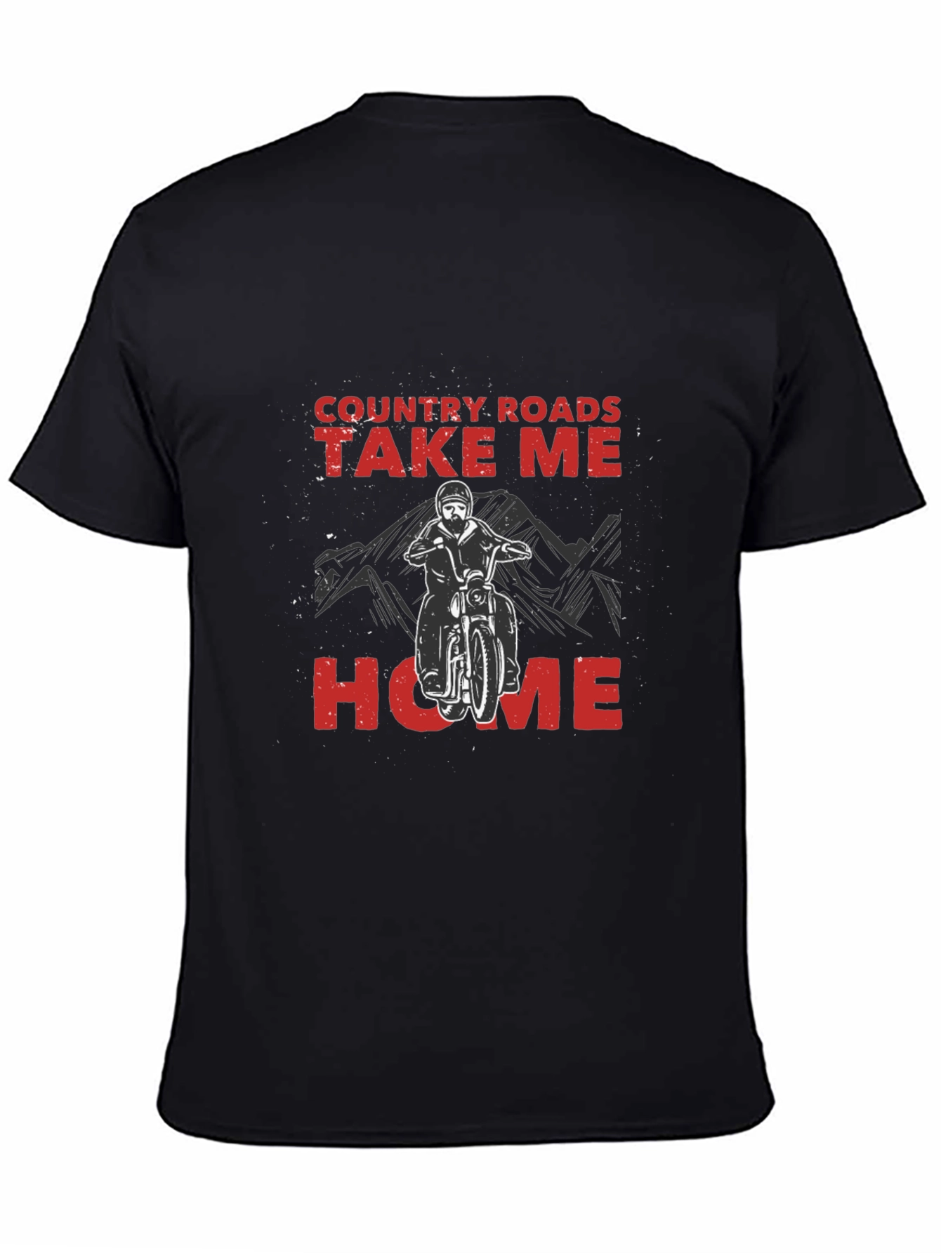 Country Roads Graphic Tee - Black