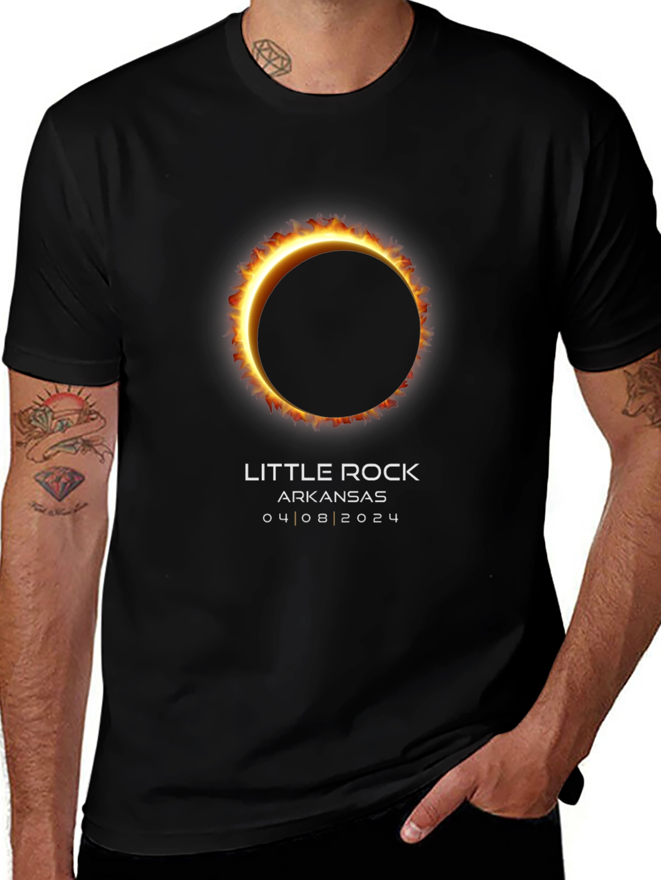Little Rock Eclipse 2024 T-Shirt